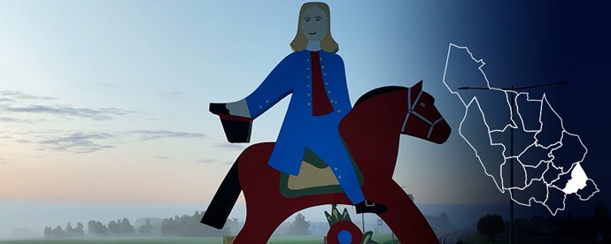 Sculpture in Hedemora.